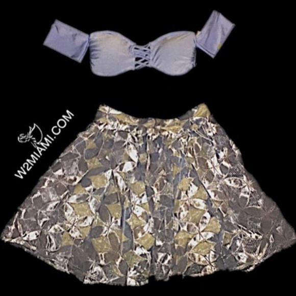 Dresses & Skirts - New Cute Skater Skirt 🛍Blue